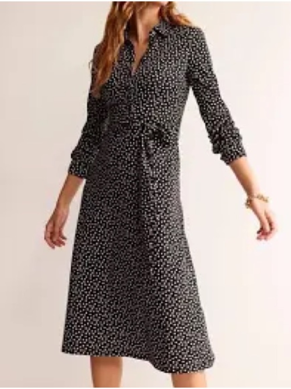 S26 Boden Polka Dot Maxi Dress